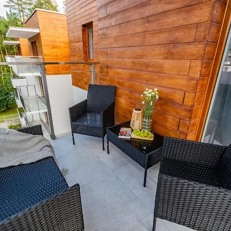 公寓 Mierzeja - Park Ii, 24m2, 500 M Od Plazy, Bezplatny Meleks